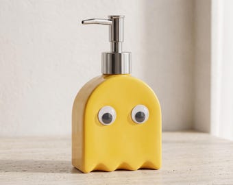 Ghost Ceramic Soap Dispenser Creative Cartoon Pump Bathroom Lotion Holder Modern Sink Decor