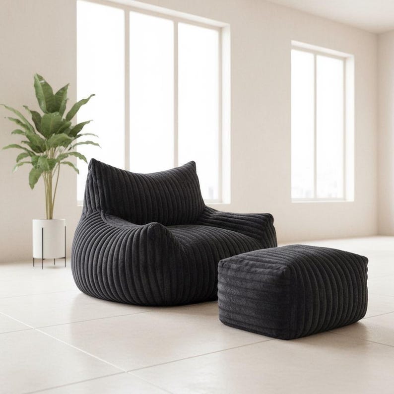 corduroy-bean-bag-chair-with-ottoman-for-adults-cozy-lounge-floor-sofa-modern-reading-gaming-nook-furniture-teen-dorm-01.png
Oversized corduroy bean bag chair, matching ottoman, adults, cozy lounge floor seating sofa, modern reading gaming nook furniture, teenager dorm essential, new home gift, minimalist contemporary decor, soft corduroy material, high density foam, comfy living space.