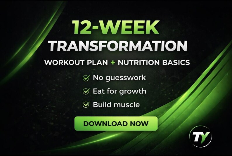 12 Week Transformation Program | Beginner to Intermediate Gym Plan ...