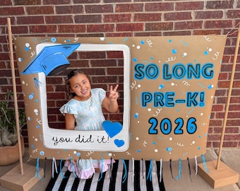 Plantilla de pancarta de graduación preescolar (¡Adiós, preescolar!)