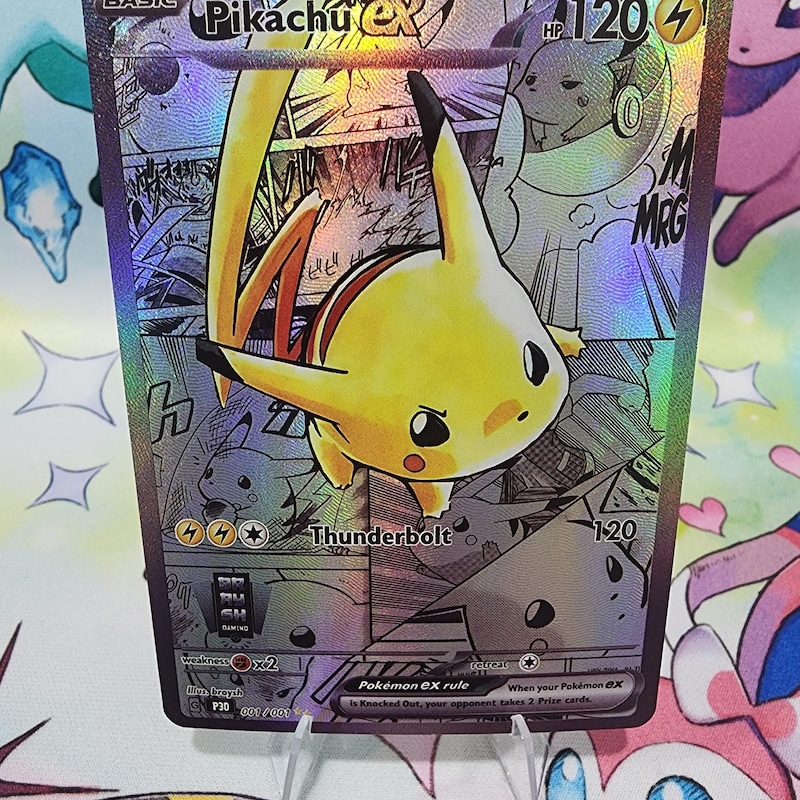 Pikachu Ex Proxy Card - Etsy
