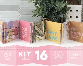 The Ultimate CARDzees Zigzag Greeting Card Kit