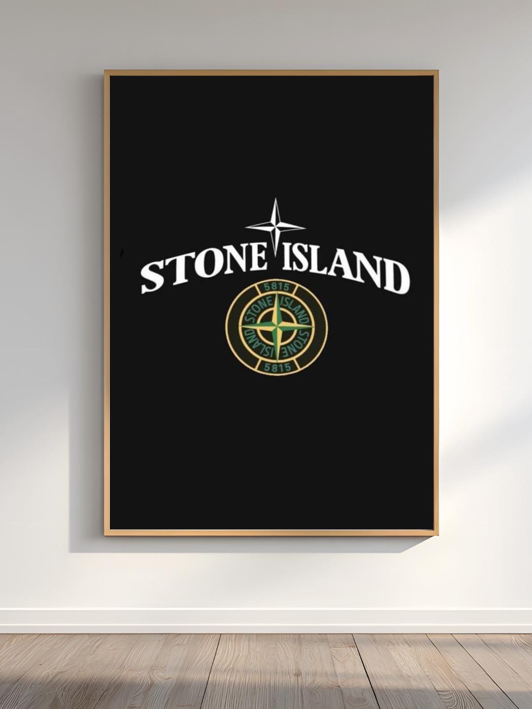 ストーンアイランド STONE  国内限定 ポスター 【額縁付き】 木製ポスターフレーム] ウッディ 額縁 ポスターパネル 木目調 北欧