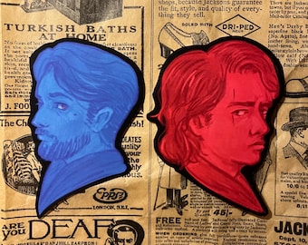 Pegatinas a juego de Obi-Wan y Anakin de Star Wars