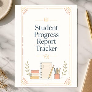 Seguimiento del progreso del estudiante, monitoreo del desempeño académico, registro de logros de aprendizaje, hoja de evaluación del trimestre, evaluación del estudio