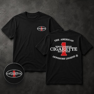 cigarette boat t shirts Elevate Classic Zip or Lightweight Zip Offshore Vintage Tee Cigarette