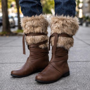 Medieval Viking Boots, Renaissance Leather Footwear, Fantasy Cosplay Shoes, Nordic Warrior, Costume Handmade