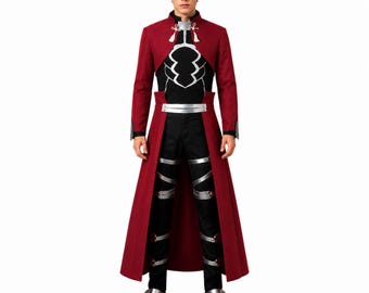 EMIYA Archer-cosplaykostuum, Fate Stay Night, Unlimited Blade Works, anime-outfit, vintage kleding