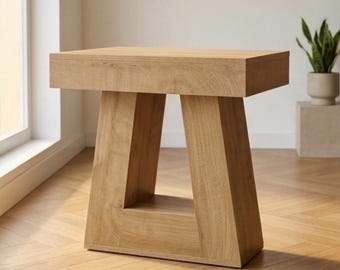 Progetto fai da te per sgabello da bar | Guida alla costruzione in legno | Istruzioni per sgabello moderno in noce | Download digitale in PDF | Progetto di falegnameria passo passo