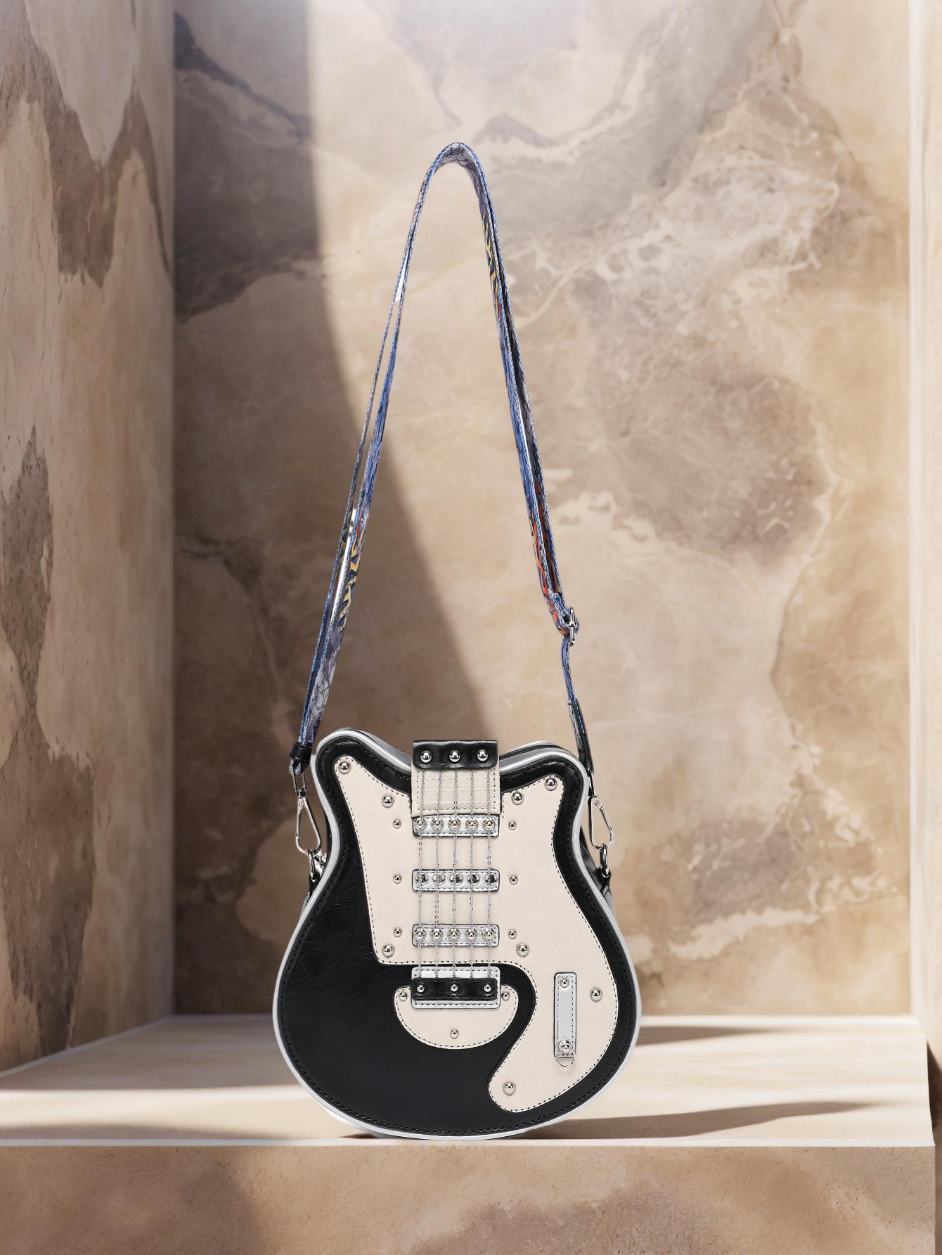 Guitar shaped crossbody bag - Etsy 日本