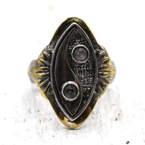 YinYang Ring || Labradorite