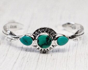 Radiate Cuff || Turquoise