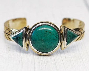Hemisphere Cuff || Turquoise