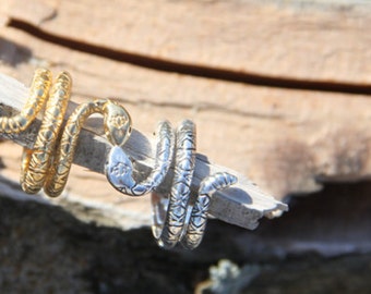 RattleSnake Lotus Ring