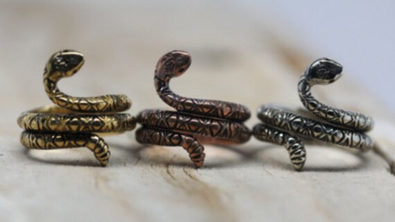 【Bahgsu Jewels】Rattlesnake Lotusリング Rattlesnake Lotus Ring || view more colors - Bahgsu