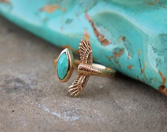 Elder Bird || Turquoise Ring