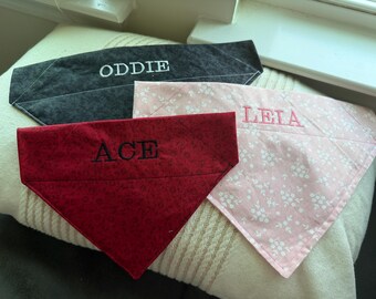 Customizable Over-the-Collar Pet Bandana
