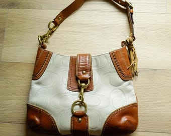 Vintage Coach Hampton Shoulder Bag Retro 2000s Preppy + 12917 +