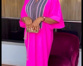 African Damask Boubou: Nigerian Kaftan Maxi Dress, Danshiki, Jalabia, wedding dress, rich Aunty vibes