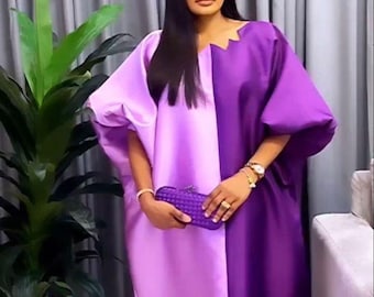 African Damask Boubou: Nigerian Kaftan Maxi Dress, Danshiki, Jalabia, wedding dress, rich Aunty vibes