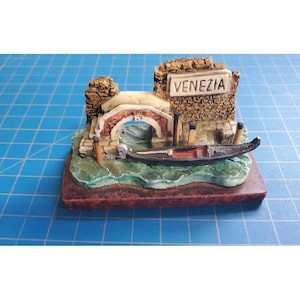 イタリア　ベネチア　ミニチュアまとめ売り Miniature gondola - Etsy 日本