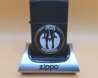 Zippo Lighter Panty Dropper Medallion, Mat Black,  New Ununused