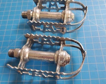 Pedales de carreras de carretera Mikashima MKS vintage fabricados en Japón 9/16