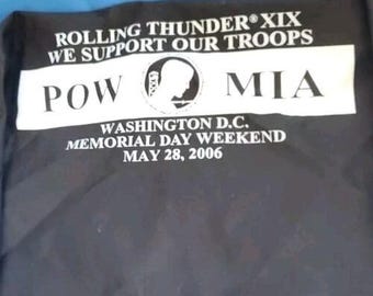 POW-MIA Bandana Handkerchief  Rolling Thunder Washington DC Memorial Day 2006