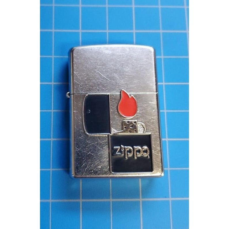 Zippo Lighter With Zippo Medallion, New And Ununused image 1