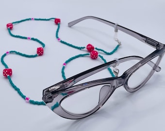 Miami Dice Eyeglass Chain/Necklace