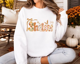 Shalom Sweatshirt, Peace Shirts, Christian Fall Sweatshirt, Autumn Sweater Women, Cute Fall Crewneck sweatshirt,