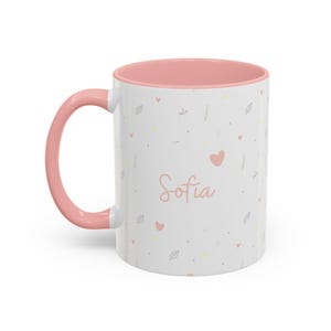 Taza Cristiana Personalizada Jesús, No Temas Yo Estoy Contigo, Taza con Nombre 11oz 15oz, Regalo de Fe para Mujer image 3