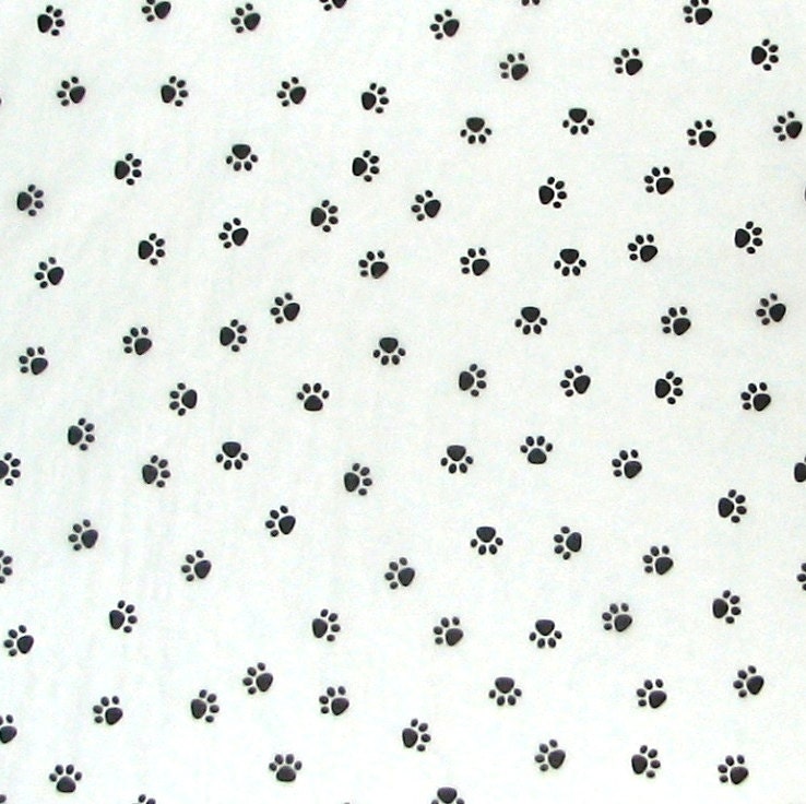 10 Sheets White Paw Print Tissue Paper Dog Puppy Paws Paper Etsy