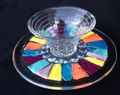 Trinket holder, ring holder, Candy Dish , Stained Glass
