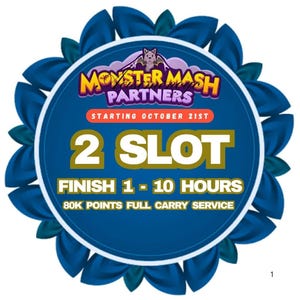 Mogo Event Partners event Full Carry 2 Slot - 1 to 10 hour Completion