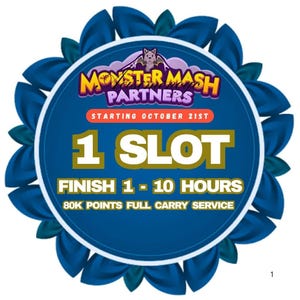 Mogo  Event Partners Full Carry 1 Slot - 1 to 10 hours Completion