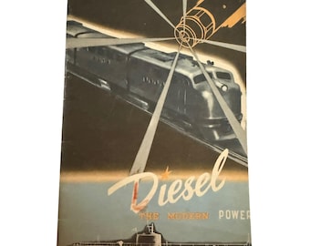 1944 General Motors Diesel Den moderna kraften Ralph A Richardson Vintagehäfte