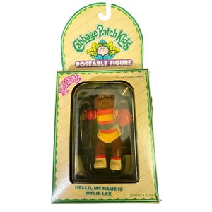 Muñeca Cabbage Patch Kids Wylie Lee articulada de Panosh Place, 2.ª edición, año 1984