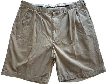 Polo Golf Ralph Lauren heren bruin geplooide chino fairway short maat 40 vintage