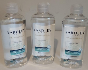 Yardley Micellar Cleansing Water Fragrance-Free 10 fl oz 3 butelki Bez alkoholu