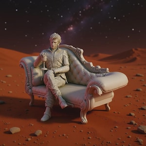 Astarion Baldur's Gate 3-staty | Vampyr Rogue Elf Miniatyr (digital nedladdning)