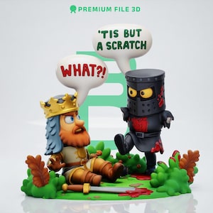 Chibi The Black Knight - Monty Python Collectible STL File