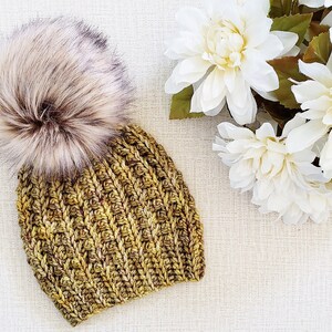 Crochet Hat Pattern // THE KESTREL BEANIE // Crochet Beanie Hat Winter Hat Ribbed Beanie // Instant Download Pdf Crochet Pattern image 5