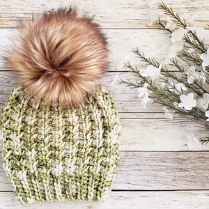 Crochet Hat Pattern // THE KESTREL BEANIE // Crochet Beanie Hat Winter Hat Ribbed Beanie // Instant Download Pdf Crochet Pattern image 1