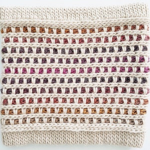 Hazel Cowl Crochet Pattern: Fall Winter Scarf (PDF Pattern)