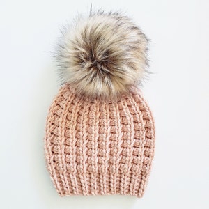 Crochet Hat Pattern // THE KESTREL BEANIE // Crochet Beanie Hat Winter Hat Ribbed Beanie // Instant Download Pdf Crochet Pattern image 4