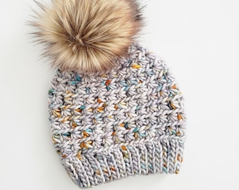 Hana Beanie: Winter Crochet Hat Pattern (PDF Download)