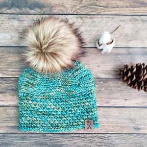 Crochet Beanie Pattern // THE TAIGA BEANIE // Crochet Hat Pattern Textured Beanie Winter Hat // Instant Download Pdf Crochet Pattern