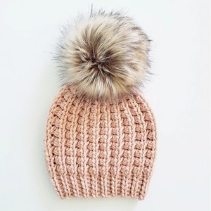 Crochet Hat Pattern // THE KESTREL BEANIE // Crochet Beanie Hat Winter Hat Ribbed Beanie // Instant Download Pdf Crochet Pattern image 3