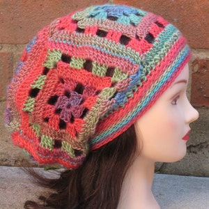 CROCHET HAT PATTERN Pdf Instant Download - Cassidy Slouchy Beanie Beret ...